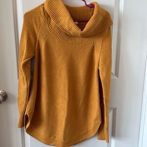 Curved hem Cowl-neck Sweater by Moth for Anthropologie | Size Small